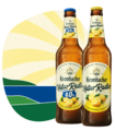 Abbildung Krombacher Naturradler und Naturradler o,0%.