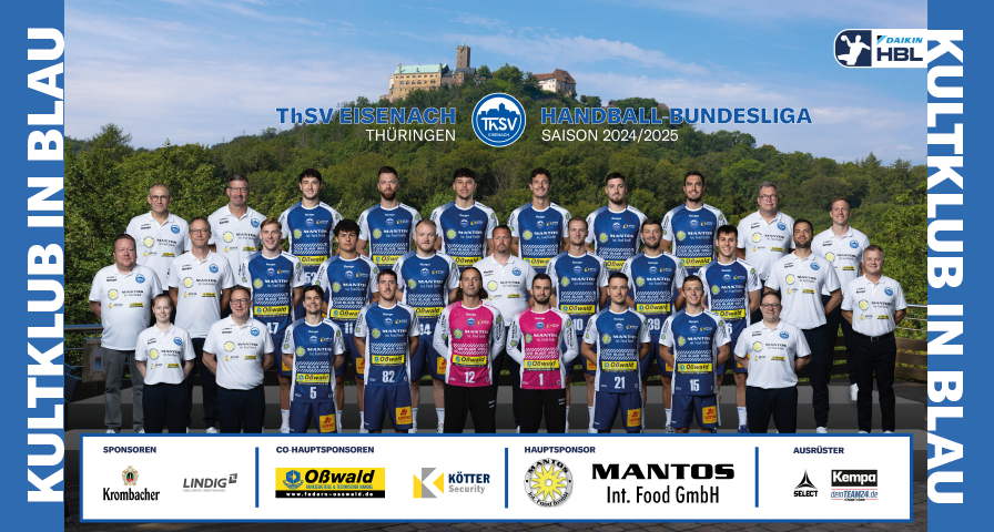 Das Mannschaftsfoto des ThSV Eisenach.