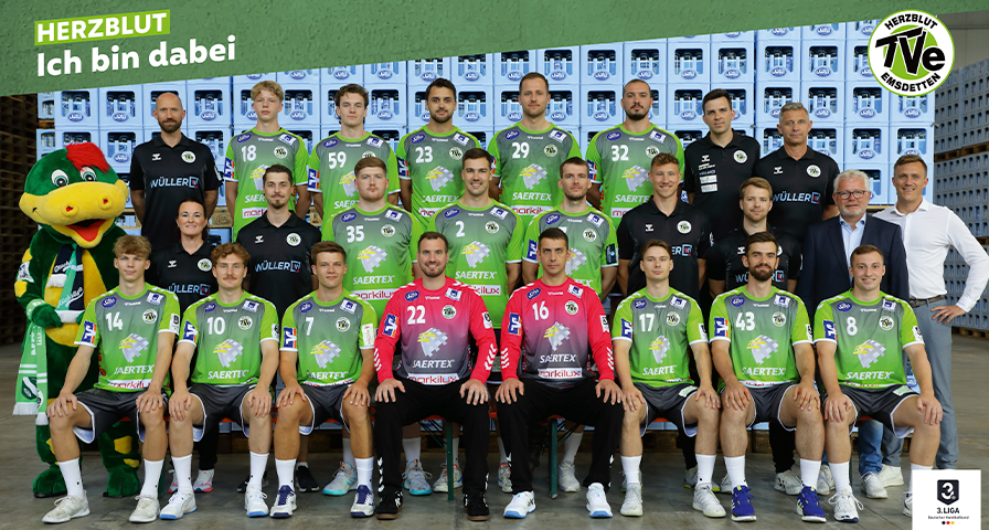Das Mannschaftsfoto des TV Emsdetten.