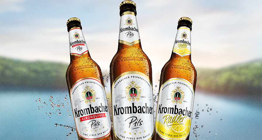 Frischer Look Krombacher mit aktualisiertem Markenauftritt Krombacher