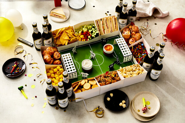 Ein Snack- Stadion mit selbstgemachten Leckereien.