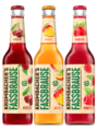 Krombacher's Fassbrause 0,33l Flaschen von Kirsche, Mango, Himbeere