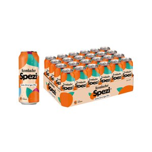 Krombacher Spezi Cola-Orange-Mix Getränkedosen.