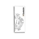 Hissflagge mit Krombacher-Logo und Wappen-Design im Hintergrund in Grau auf Weiß.