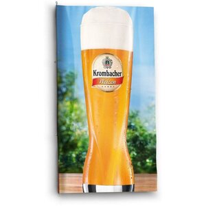 Hissflagge Krombacher Weizen Hissflagge mit Krombacher Weizen Motiv.